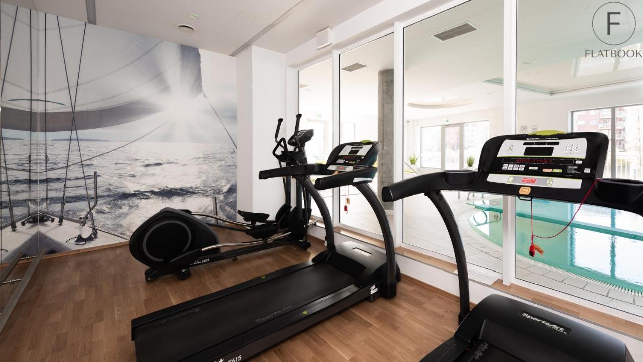Flatbook Apartments Waterlane Island Spa With Riverview Gdańsk Eksteriør billede