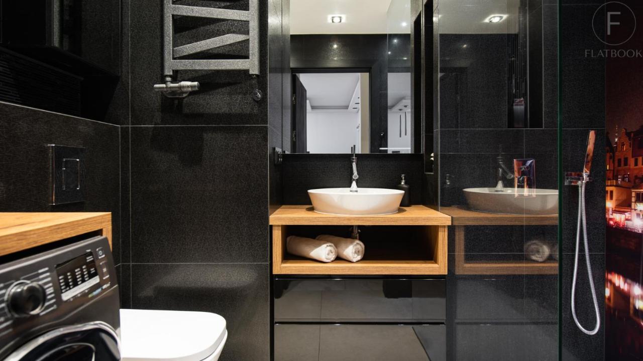 Flatbook Apartments Waterlane Island Spa With Riverview Gdańsk Eksteriør billede